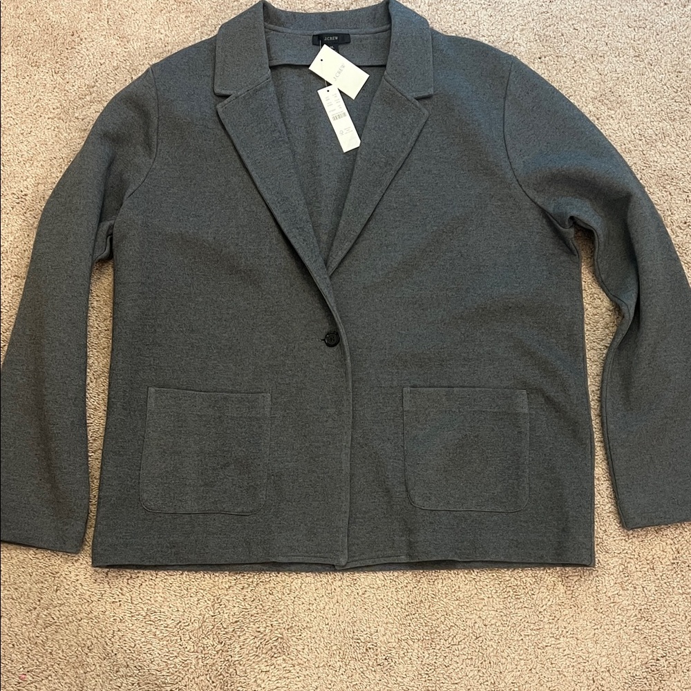 J. Crew Charcoal Blazer